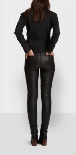 Pantalon Cuir Femme Noir Oakwood " 60971 "