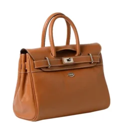 Mac Douglas - Petit Sac à Main Pyla Buni XS 91 Châtain -Maroquinerie petit sac a main pyla buni xs 91 cuir buffle chatain mac douglas femme 2