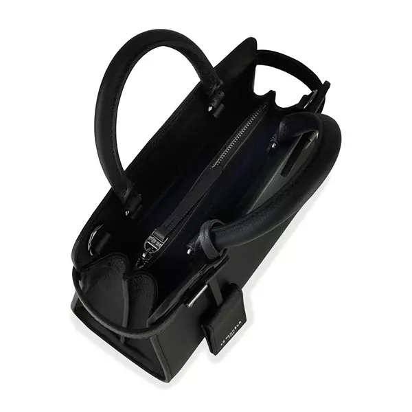 Le Tanneur - Petit Sac à Main Emilie Noir 2 Le Tanneur - Petit Sac à Main Emilie Noir – Image 2
