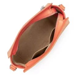Lancaster - Petit Sac Trotteur Grainé Sierra Blush -Maroquinerie petit sac travers sierra lancaster blush 2