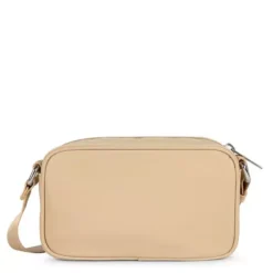 Lancaster - Petit Sac Trotteur Zippé Mini Basic Vita Sable -Maroquinerie petit sac travers zippe mini basic vita lancaster sable 2