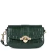 Lancaster - Petit Sac Trotteur Exotic Croco Vert Forêt