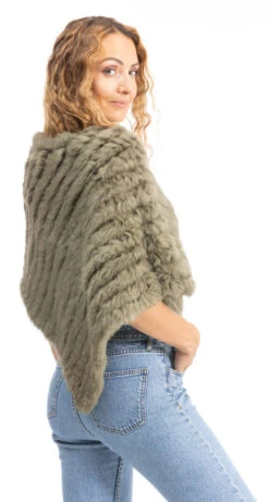 Poncho Lapin Femme Kaki Oakwood " 6034 " 10 Poncho Lapin Femme Kaki Oakwood " 6034 " -Maroquinerie poncholapin6034kaki 076197900 1550 25092023