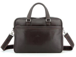 Hexagona Porte Ordinateur 15" Cuir Vachette Marron " 154663 " -Maroquinerie porte ordinateur hexagona marron 154663 051905600 1616 04102019