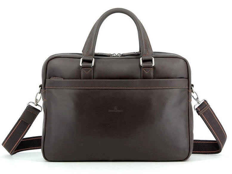 Hexagona Porte Ordinateur 15" Cuir Vachette Marron " 154663 " – Image 4