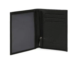 Hexagona Portefeuille Européen En Cuir De Vachette Noir " 467470 "