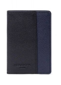 Hexagona Porte-cartes Cuir Vachette Grainé Noir Marine " 687816 " -Maroquinerie portecartesencuirdevachette687816 noir marine 081186300 1651 16032021