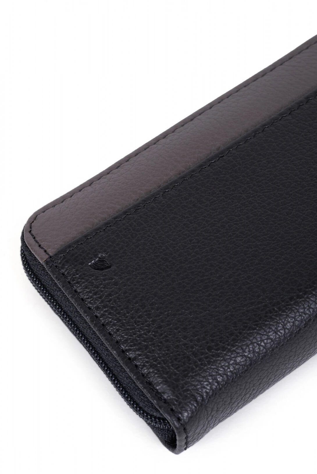 Hexagona Porte-cartes En Cuir De Vachette Noir / Taupe " 687824 " 2 Hexagona Porte-cartes En Cuir De Vachette Noir / Taupe " 687824 " – Image 2