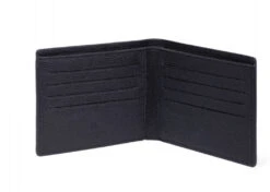 Hexagona Porte-cartes En Cuir De Vachette Premium Grainé Noir " 207776 "