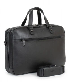 Hexagona Porte-documents 13" Et A4 En Cuir De Vachette Grainé " 469339 "