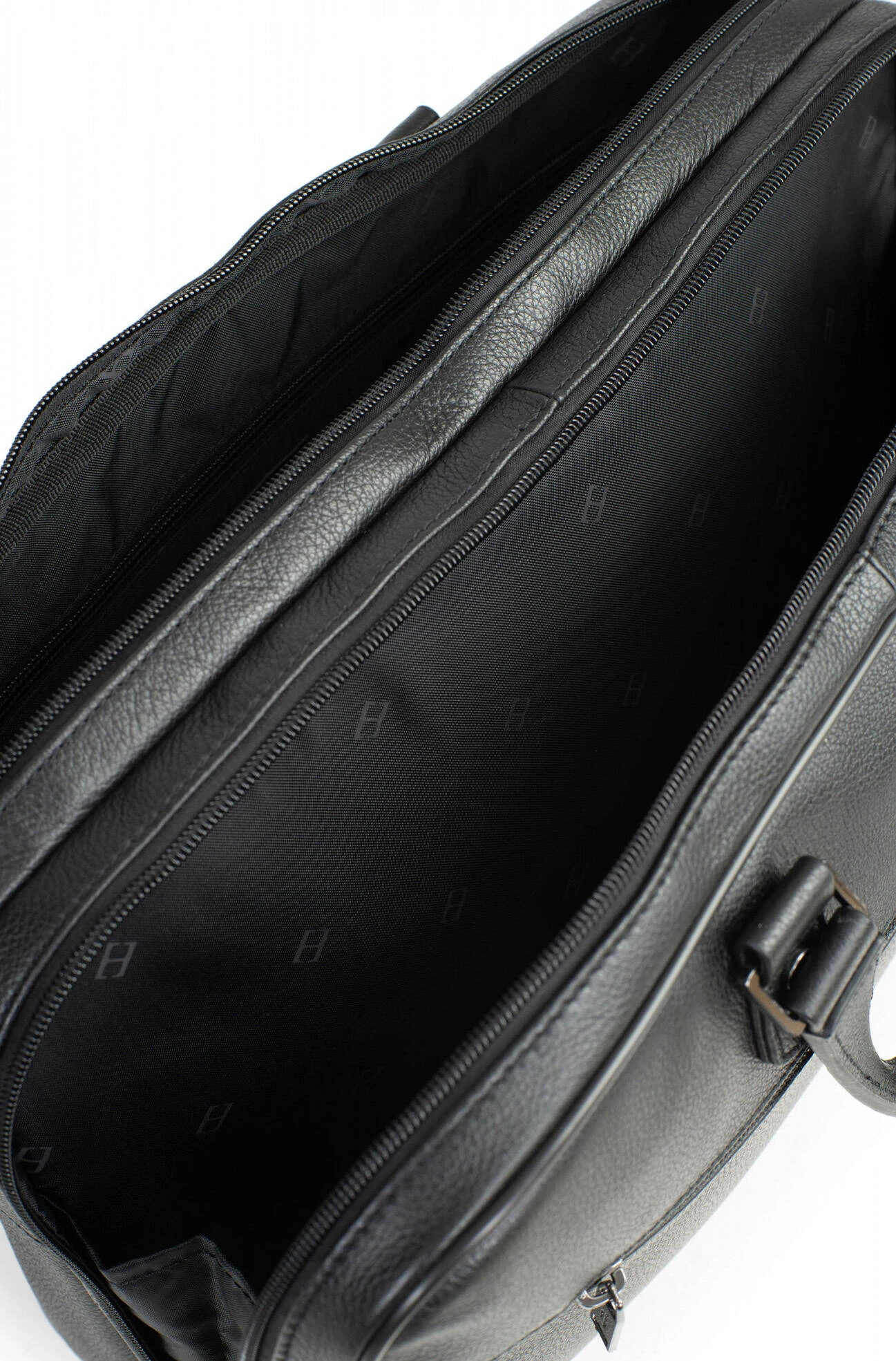 Hexagona Porte-documents 13" Et A4 En Cuir De Vachette Grainé " 469339 " 4 Hexagona Porte-documents 13" Et A4 En Cuir De Vachette Grainé " 469339 " – Image 4