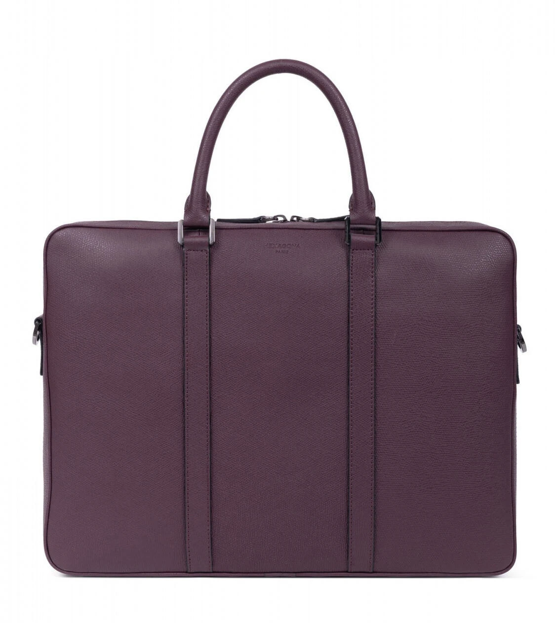 Hexagona Porte-documents 15" Et A4 En Cuir De Vachette Bordeaux " 206034 " 5 Hexagona Porte-documents 15" Et A4 En Cuir De Vachette Bordeaux " 206034 " – Image 5