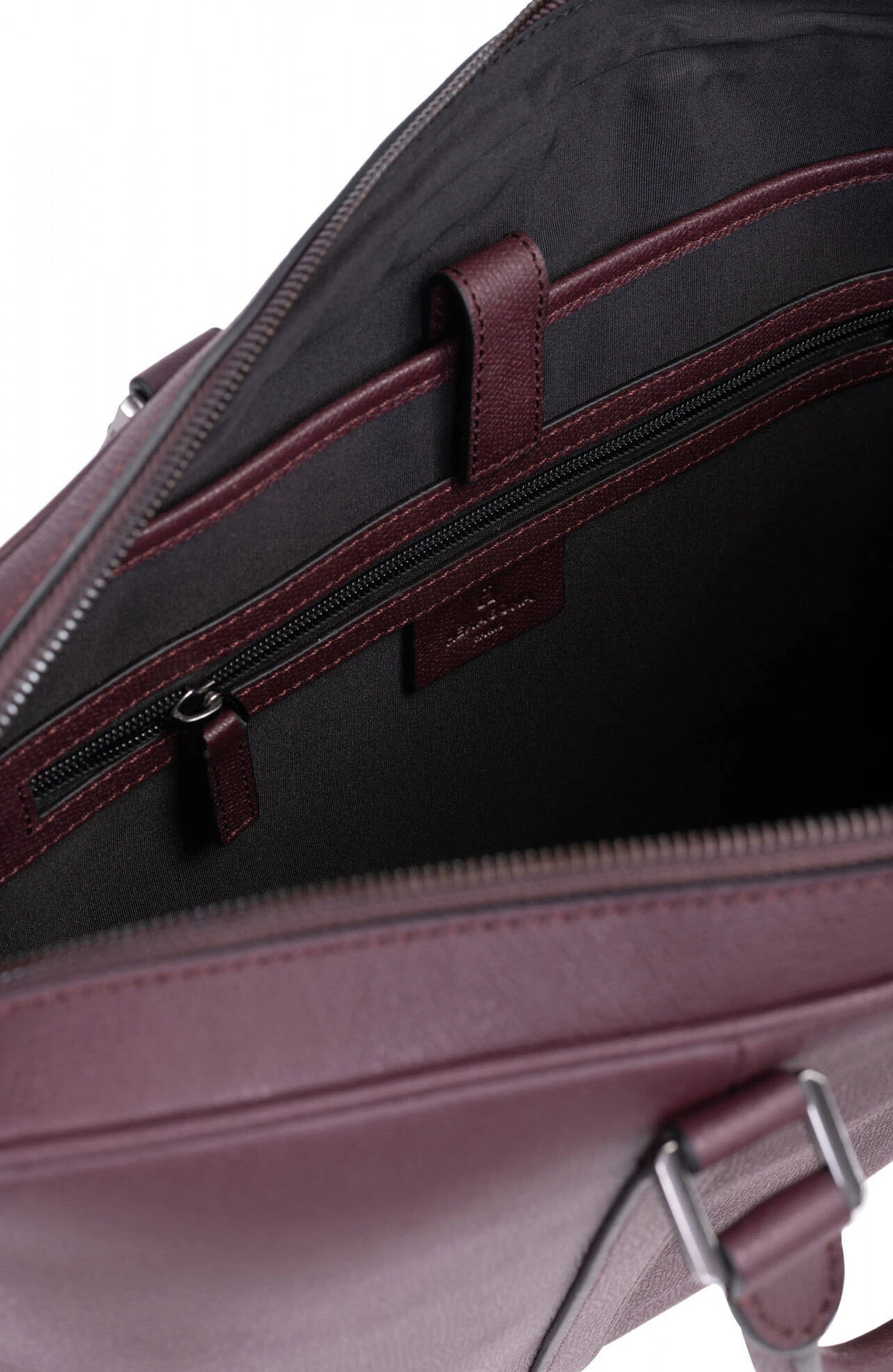 Hexagona Porte-documents 15" Et A4 En Cuir De Vachette Bordeaux " 206034 " 4 Hexagona Porte-documents 15" Et A4 En Cuir De Vachette Bordeaux " 206034 " – Image 4