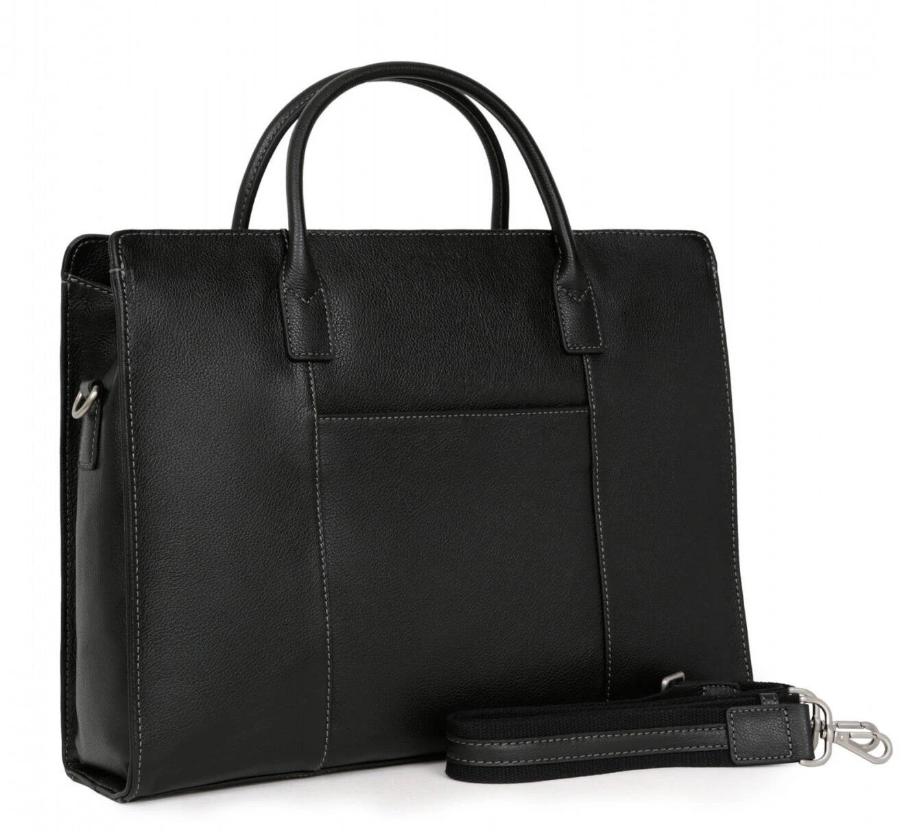 Hexagona Porte-documents A4 En Cuir De Vachette Noir " 462698 " 3 Hexagona Porte-documents A4 En Cuir De Vachette Noir " 462698 " – Image 3