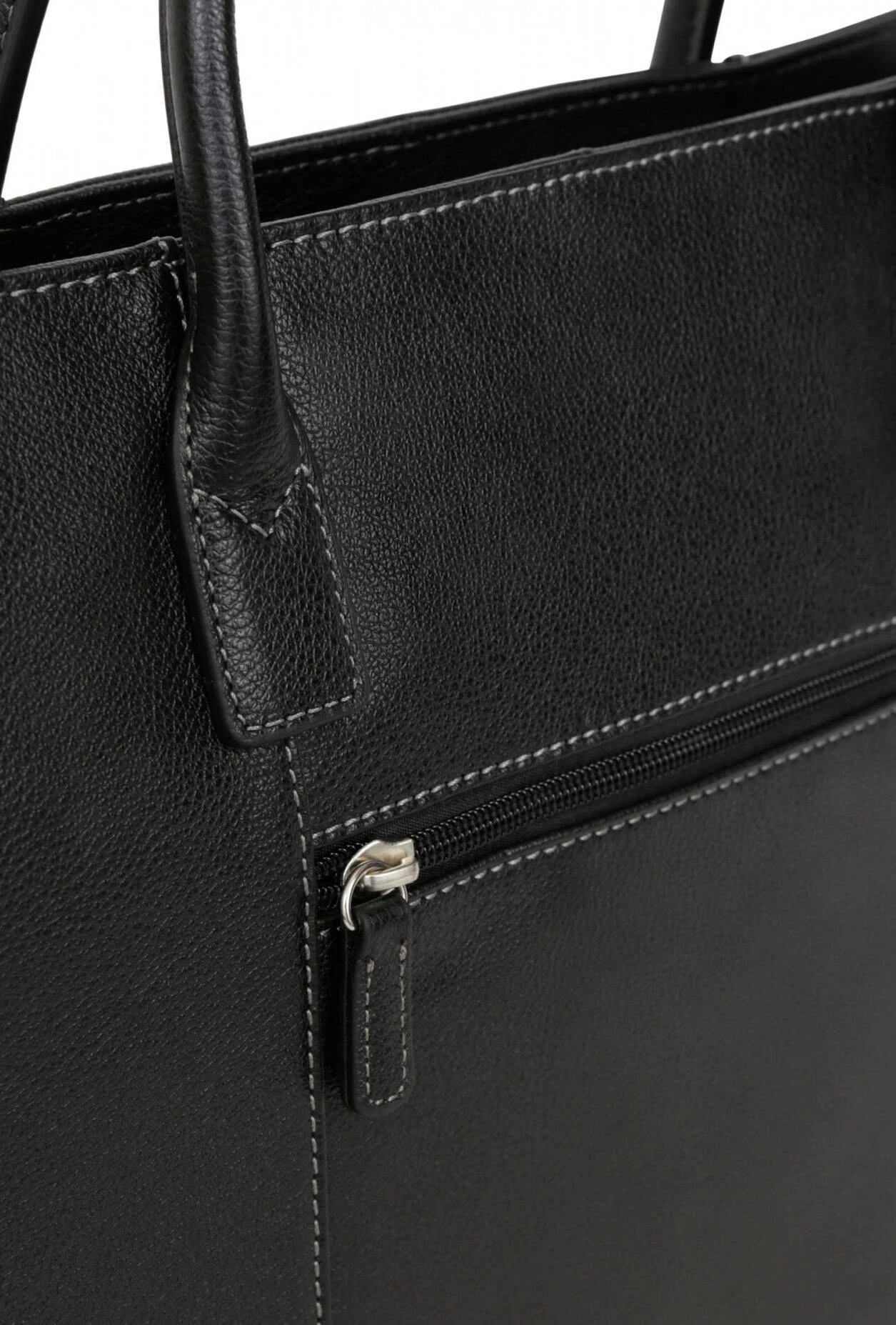 Hexagona Porte-documents A4 En Cuir De Vachette Noir " 462698 " 2 Hexagona Porte-documents A4 En Cuir De Vachette Noir " 462698 " – Image 2