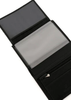 Hexagona Portefeuille Européen En Cuir De Vachette Noir " 461013 " -Maroquinerie portefeuille2voletsencuirdevachette461013 noir 4 066538500 1652 16032021