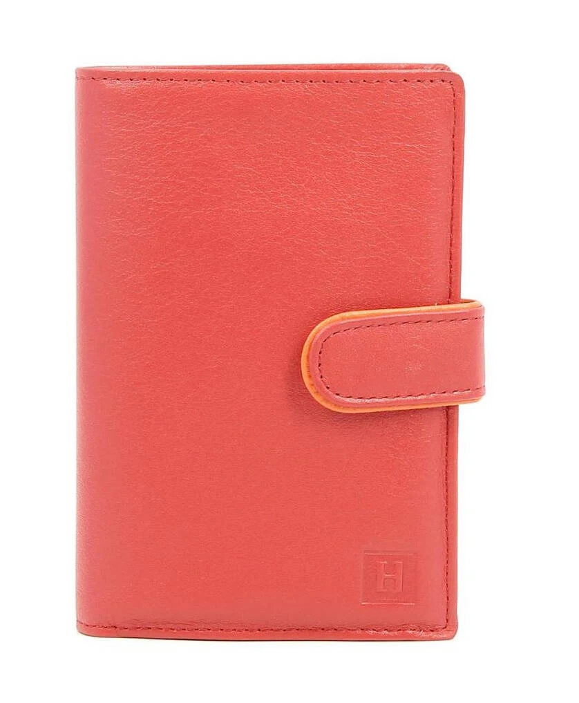 Hexagona Portefeuille Européen En Cuir De Vachette Rouge " 227376 " 3 Hexagona Portefeuille Européen En Cuir De Vachette Rouge " 227376 " – Image 3