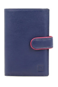 Hexagona Portefeuille Européen En Cuir De Vachette Bleu " 227376 " -Maroquinerie portefeuilleeuropeenencuirdevachette227376 015311100 1030 19032021