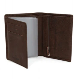 Hexagona Portefeuille Européen En Cuir De Vachette Marron " 667288 "