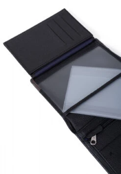 Hexagona Portefeuille Européen Cuir Vachette Grainé Noir Taupe " 687813 " -Maroquinerie portefeuilleeuropeenencuirdevachette687813 noir taupe 4 059871100 1655 16032021