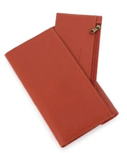 Hexagona Portefeuille Stop RFID En Cuir De Vachette Orange " 137860 " -Maroquinerie portefeuillestoprfidencuirdevachette13786020 063422200 1031 19032021