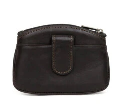 Hexagona Porte Monnaie En Cuir De Vachette Marron " 157068 "