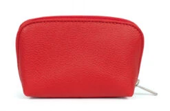 Maroquinerie 30 Hexagona Porte-monnaie En Cuir De Vachette Fraise " 467389 "