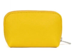 Hexagona Porte-monnaie En Cuir De Vachette Jaune " 467389 "