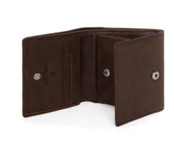 Hexagona Porte-monnaie En Cuir De Vachette Marron " 667291 "
