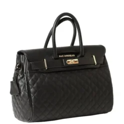 Mac Douglas - Sac à Main Pyla Losange XS ML01 Noir Mat -Maroquinerie sac a main pyla losange xs ml01 noir mat synthetique mac douglas femme 2