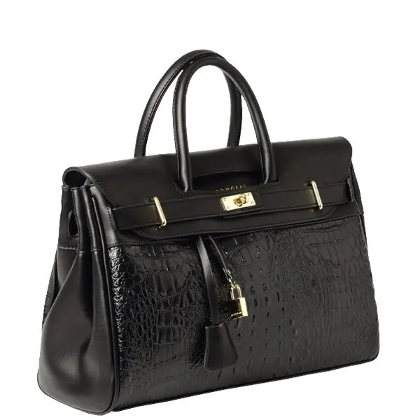 Mac Douglas - Sac à Main Pyla Meryl XS Croco Noir 2 Mac Douglas - Sac à Main Pyla Meryl XS Croco Noir – Image 2