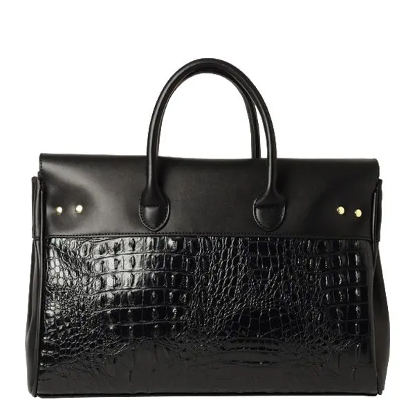 Mac Douglas - Sac à Main Pyla Meryl XS Croco Noir 3 Mac Douglas - Sac à Main Pyla Meryl XS Croco Noir – Image 3
