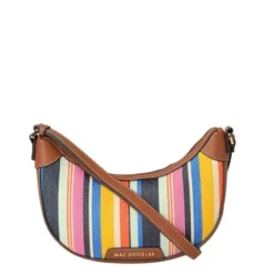 Mac Douglas - Sac Bandoulière Effet Raphia Baignade Fantasia Multicolore
