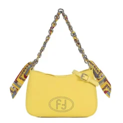 Fuchsia - Sac Bandoulière Marianne Jaune