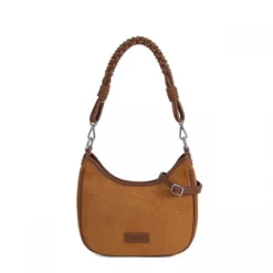 Fuchsia - Sac Besace Akter Cognac