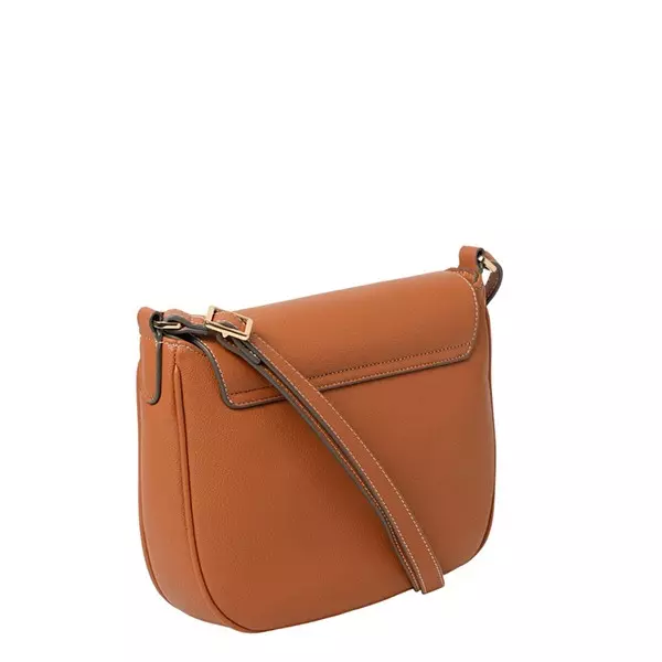 Mac Douglas - Petit Sac Besace Bohémien Hydra Châtain 2 Mac Douglas - Petit Sac Besace Bohémien Hydra Châtain – Image 2