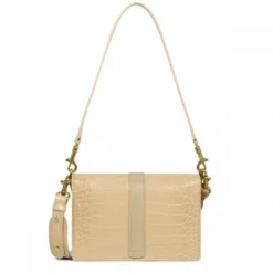 Lancaster - Sac Crossbody Jodie Beige / Or -Maroquinerie sac collab jodie lancaster beige or 2
