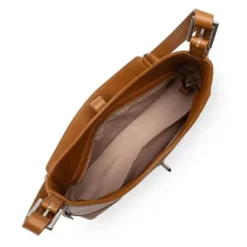 Lancaster - Sac Hobo Milano Delta Camel -Maroquinerie sac hobo delta milano camel lancaster 2