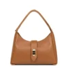 Lancaster - Sac Hobo Top Double Camel In Orange