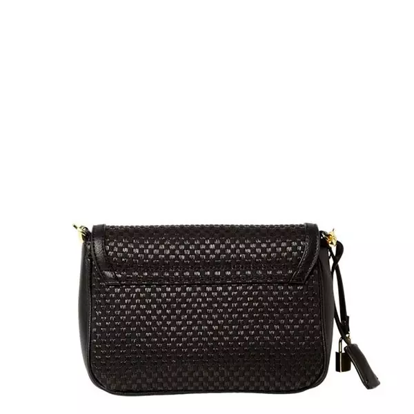 Mac Douglas - Sac Bandoulière Raphia Kiribati Fantasia S Noir 2 Mac Douglas - Sac Bandoulière Raphia Kiribati Fantasia S Noir – Image 2