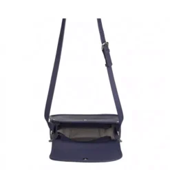 Arthur Et Aston - Sac Rabat Travers Rosalia - Bleu Nuit -Maroquinerie sac rabat travers bleu nuit 3