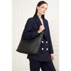 Lancaster - Sac Seau Firenze - Noir -Maroquinerie sac seau firenze noir lancaster 3