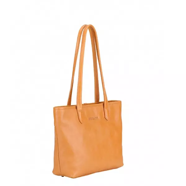 Arthur & Aston - Sac Cabas Moyen Edith Cognac 1 Arthur & Aston - Sac Cabas Moyen Edith Cognac