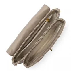 Lancaster - Sac Trotteur Soft Matelassé Galet -Maroquinerie sac soft matelasse lancaster galet 2