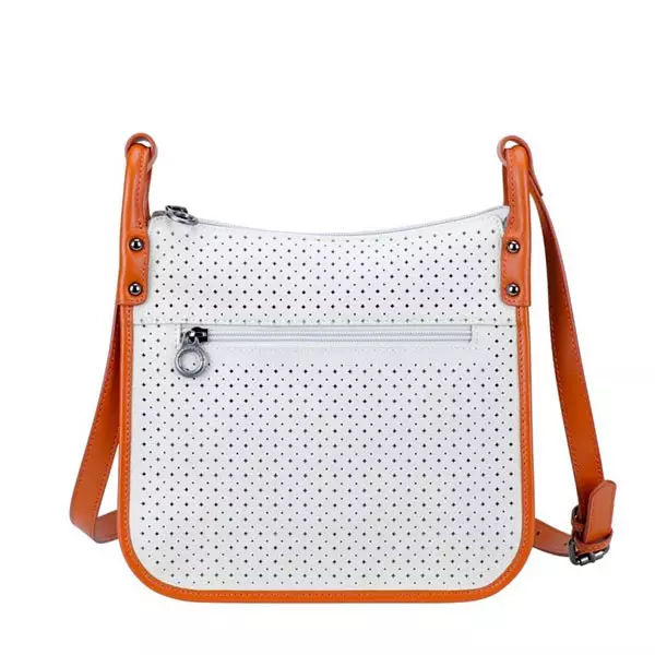 Arthur & Aston - Sac Travers S Edith Beige Perforé 2 Arthur & Aston - Sac Travers S Edith Beige Perforé – Image 2