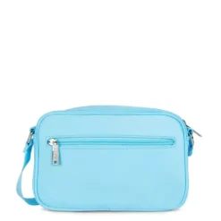 Lancaster - Sac Travers Basic Vita M Sable Bleu Atoll -Maroquinerie sac travers m basic vita lancaster bleu atoll 2