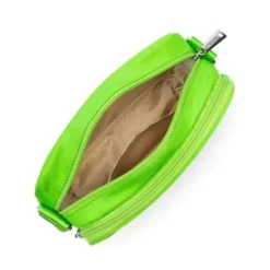 Lancaster - Petit Sac Trotteur Zippé Mini Basic Vita Vert Clair -Maroquinerie sac travers zippe mini basic vita lancaster vertclair 1