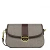 Lancaster - Sac Trotteur Chevron Fia M - Marron