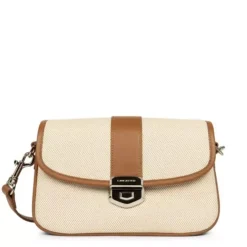 Lancaster - Sac Trotteur Canvas Fia Camel