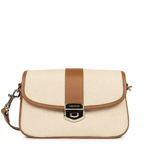 Lancaster - Sac Trotteur Canvas Fia Camel 1 Lancaster - Sac Trotteur Canvas Fia Camel